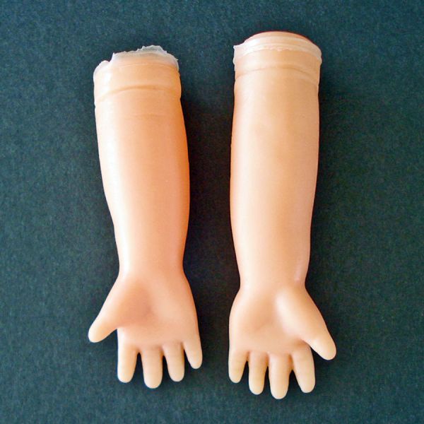 Soft Plastic Arms For Doll Crafting 2.5 Inch #2
