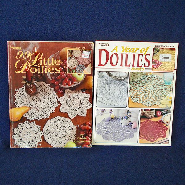 Leisure Arts 99 Doilies, Year of Doilies Crochet Pattern Books Clearance