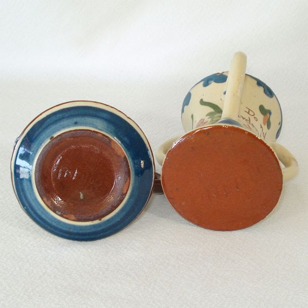 Torquay Motto Ware Creamer, 3 Handle Vase Scandy Design #4