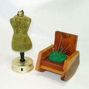 Dress Form, Rocking Chair Figural Pin Cushions