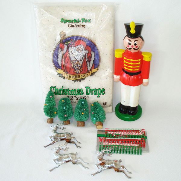 30 Piece Lot Mid Century Christmas Ornaments, Decorations #2