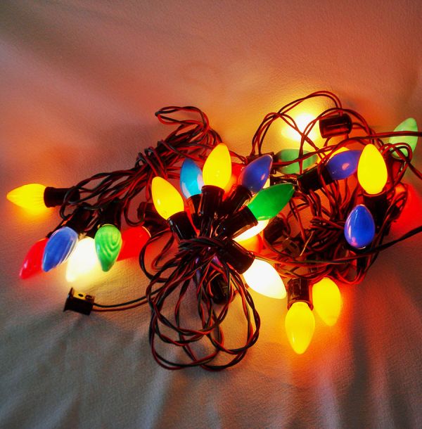 Christmas C9 Light Strings 29 Lights Plus Extra Bulbs #2