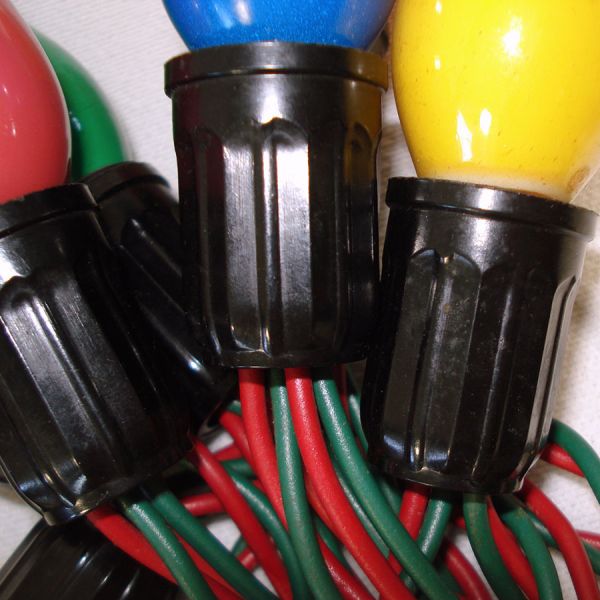 Christmas C9 Light Strings 29 Lights Plus Extra Bulbs #5