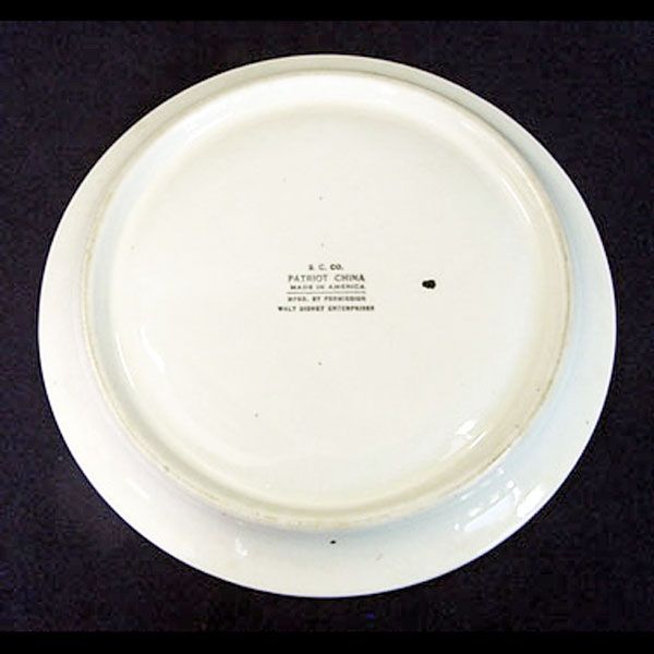 Disney 3 Pigs 1930s Divided Childs Feeding Plate #5
