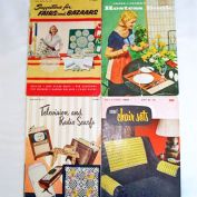 Four 1950s Crochet Pattern Instruction Booklets Clearance