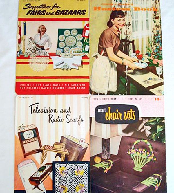 Four 1950s Crochet Pattern Instruction Booklets #2