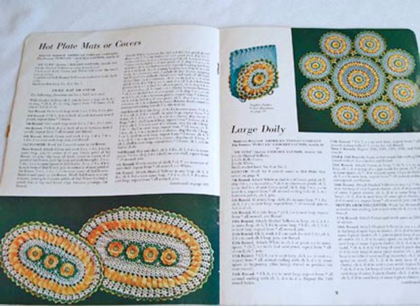 Four 1950s Crochet Pattern Instruction Booklets #3