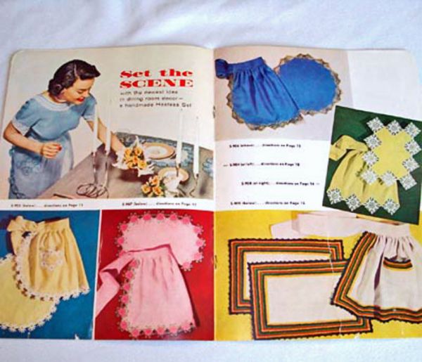 Four 1950s Crochet Pattern Instruction Booklets Clearance #4
