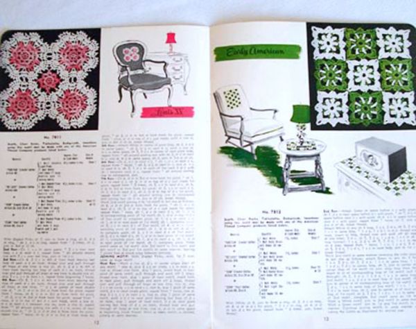 Four 1950s Crochet Pattern Instruction Booklets Clearance #5