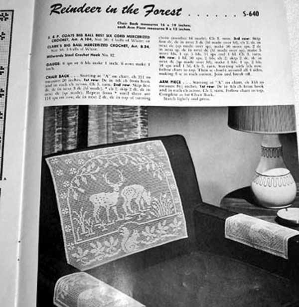 Four 1950s Crochet Pattern Instruction Booklets Clearance #6
