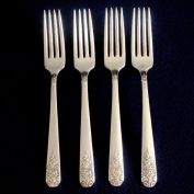 Margate aka Arcadia 1938 Oneida 4 Silverplate Dinner Forks Clearance
