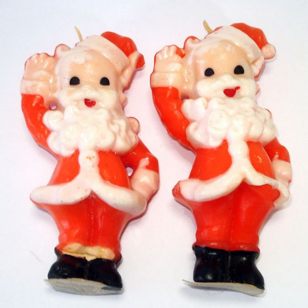 Gurley Christmas Candles Santa Lantern Church Deer #2