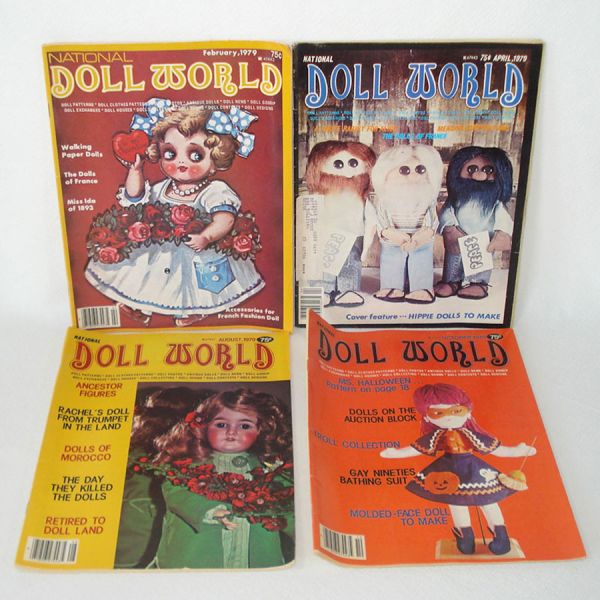 National Doll World Magazine 8 Issues 1979 Clearance #2