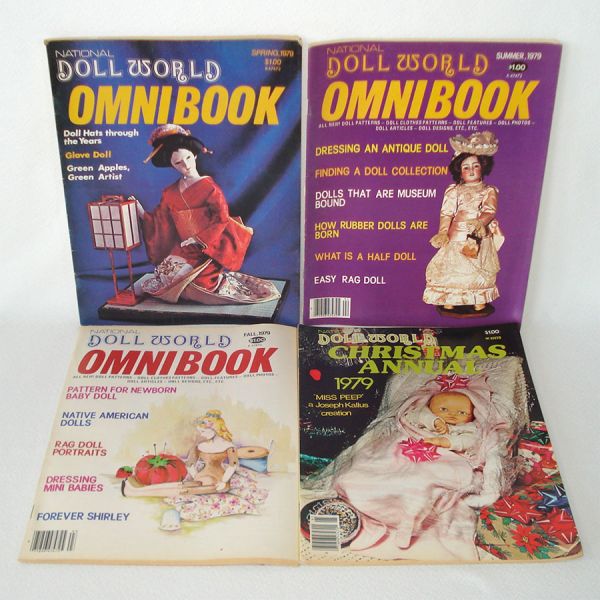 National Doll World Magazine 8 Issues 1979 Clearance #3