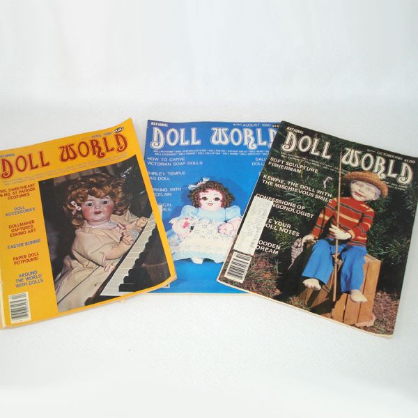 National Doll World Magazine 9 Issues 1980 - 1982 Clearance #2