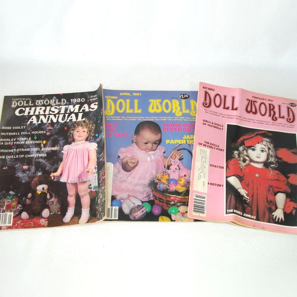 National Doll World Magazine 9 Issues 1980 - 1982 Clearance #3