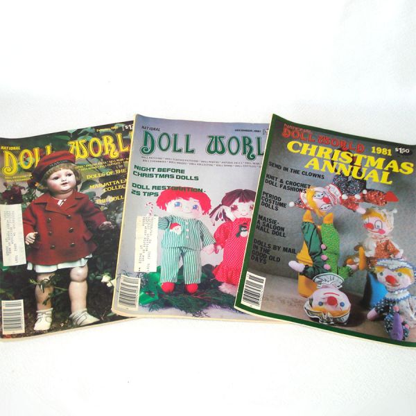 National Doll World Magazine 9 Issues 1980 - 1982 Clearance #4