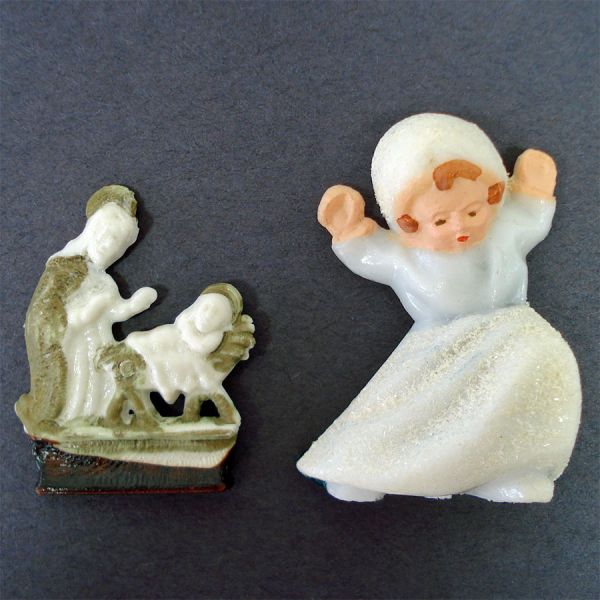 8 Inserts For Glass Diorama Scene Christmas Ornaments #4