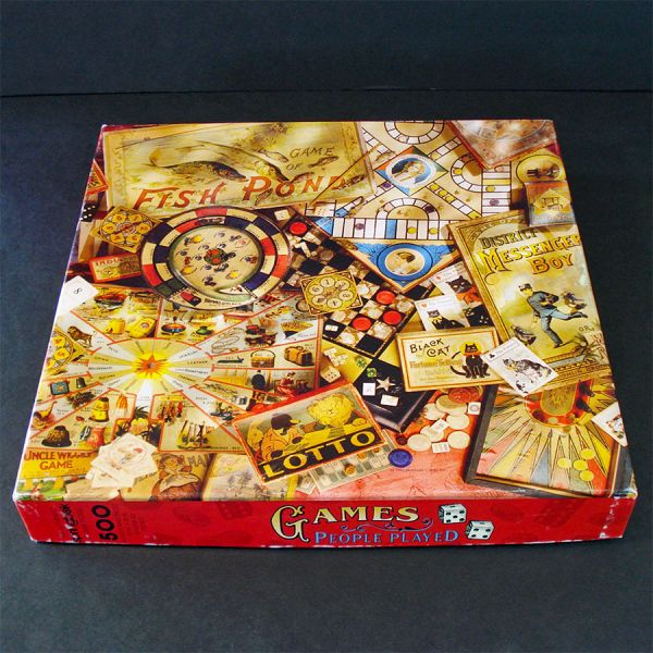 Games People Played Springbok Jigsaw Puzzle