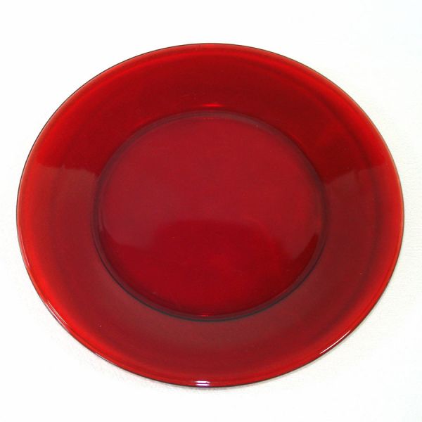 Anchor Hocking 4 Royal Ruby 9 Inch Dinner Plates R1700 Clearance #2