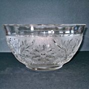 Anchor Hocking Sandwich Glass Punch Bowl