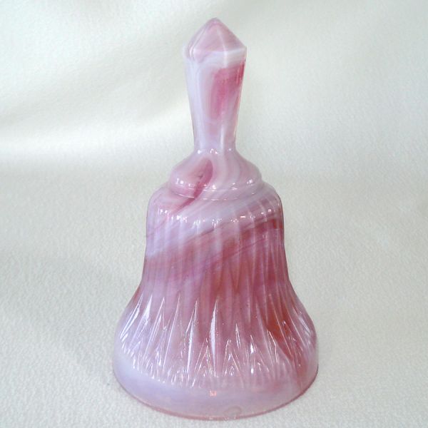 Akro Agate 1930s Pink Slag Glass Bell