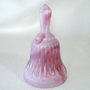 Akro Agate 1930s Pink Slag Glass Bell