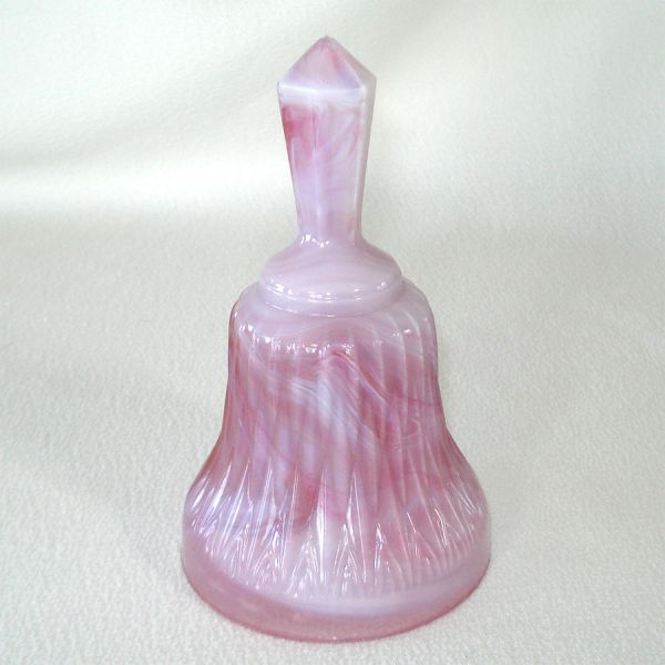 Akro Agate 1930s Pink Slag Glass Bell #2