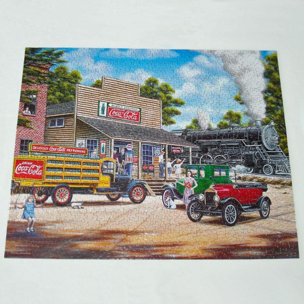 All Aboard Coca Cola Train Springbok Jigsaw Puzzle #2