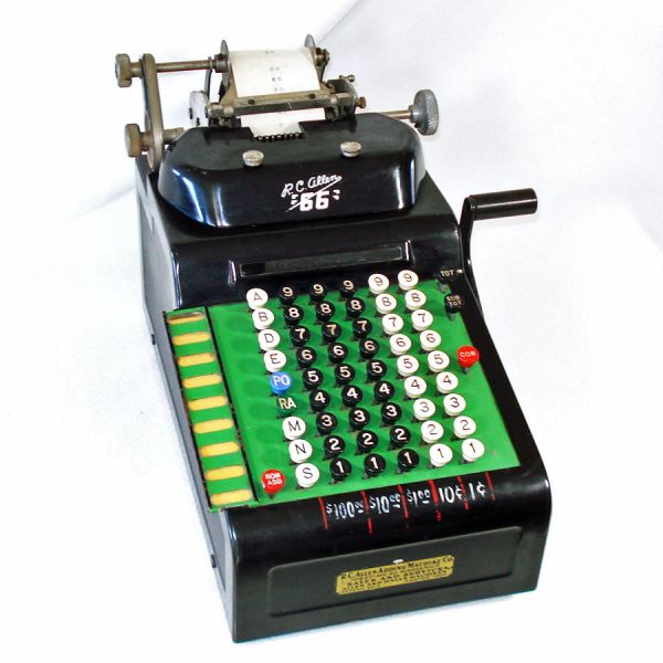 RC Allen 1938 Model 66 Adding Figuring Machine