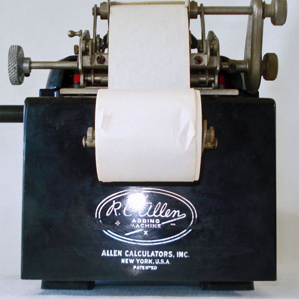 RC Allen 1938 Model 66 Adding Figuring Machine #3