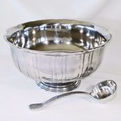 Cast Aluminum Large 2 Gallon Punch Bowl With Ladle