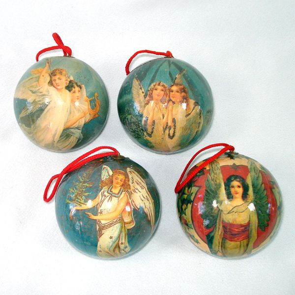 Twelve Glorious Angels Christmas Ornaments Set Clearance #3