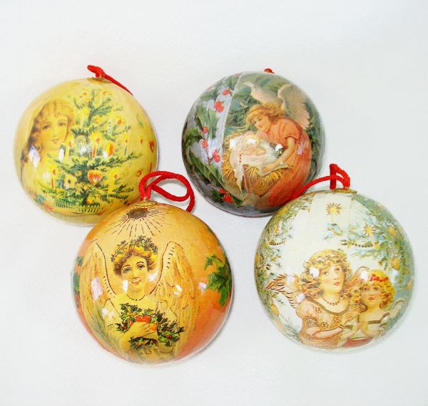 Twelve Glorious Angels Christmas Ornaments Set Clearance #4