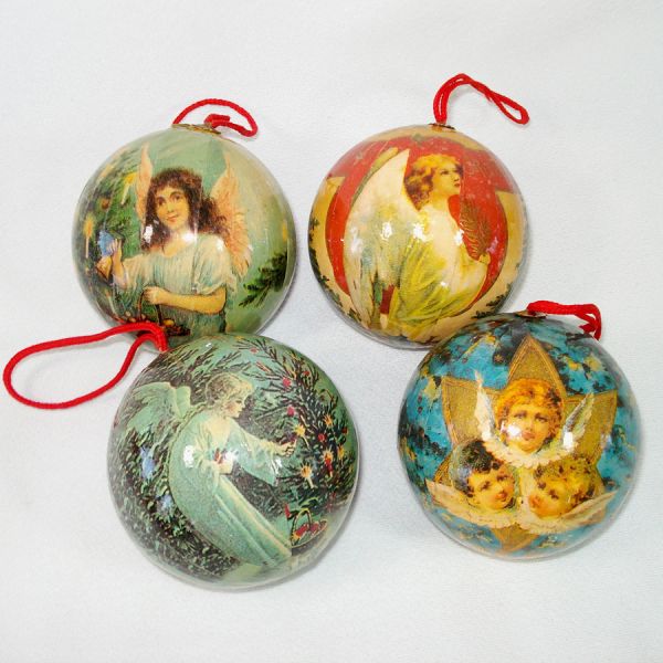 Twelve Glorious Angels Christmas Ornaments Set Clearance #5
