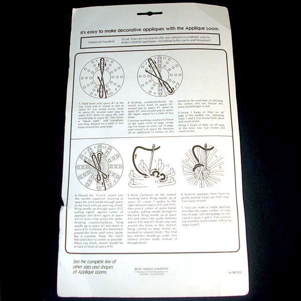 Boye Large Daisy Flower Loom Needlework Tool in Package #2
