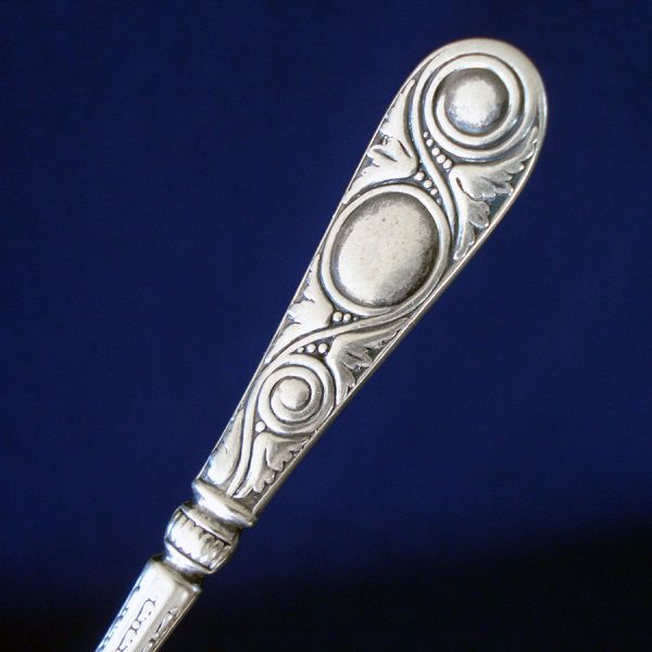 Atkin Brothers Silverplate Victorian Jam Spoon #4