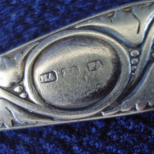 Atkin Brothers Silverplate Victorian Jam Spoon #5