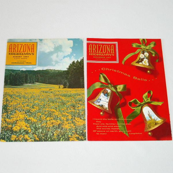 Arizona Highways Magazine 2 Issues 1963, 1967 Clearance