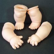 Baby Doll Soft Plastic Arms and Legs for Doll Making Crafts