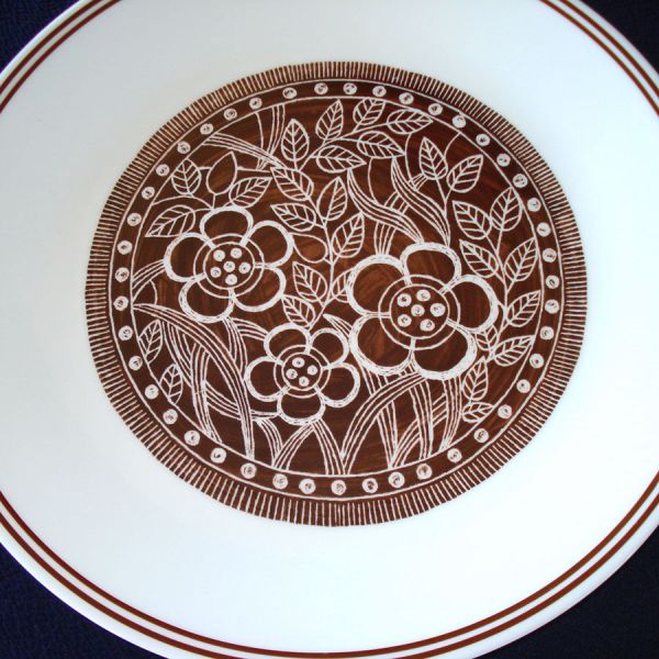 Corelle Batik 4 Dinner Plates #2