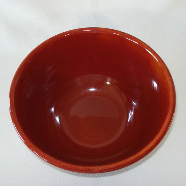 Bauer Cinnamon Brown Ring Ware Mixing Bowl Number 18 #2