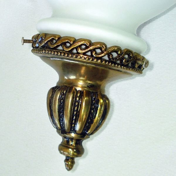 Bavarian Bristol 1950s Hanging Glass Pendant Lamp #6