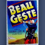 1930s Beau Geste French Soldier Produce Crate Label Clearance