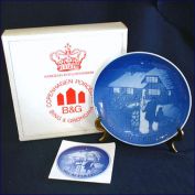 Bing Grondahl 1973 Country Christmas Plate With Box Clearance