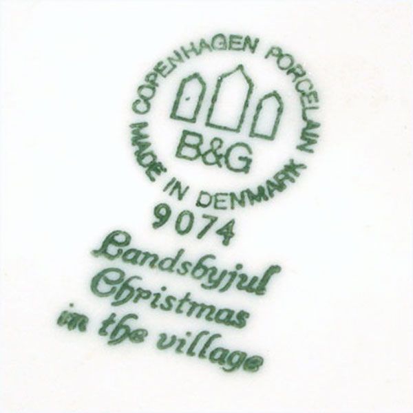 Bing Grondahl 1974 Village Swans Christmas Plate With Box Clearance #3
