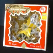 Bradford Mini Lighted Star Christmas Tree Topper in Box