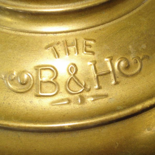 Bradley Hubbard Antique Brass Oil Lamp Converted to Electric #2