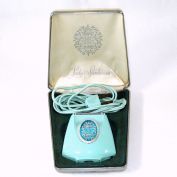 Turquoise Blue Lady Sunbeam Lighted Electric Shaver Razor
