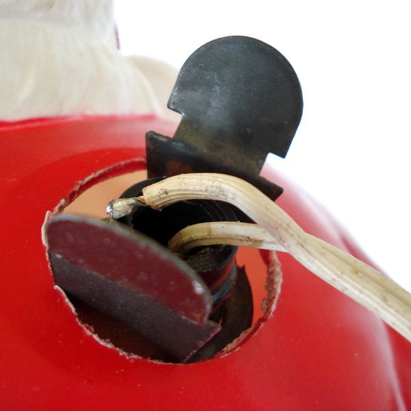 Empire Plastic Blow Mold Santa Claus Light Up Figure #5